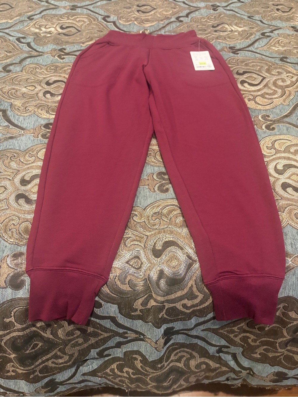 Ascend Maroon Womens Joggers and top